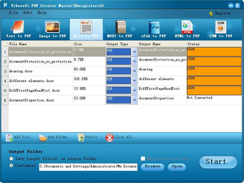 Vibosoft PDF Creator Master screenshot
