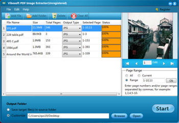 Vibosoft PDF Image Extractor screenshot