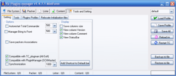 Vic Plugin manager screenshot 2