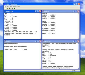 VICalc screenshot