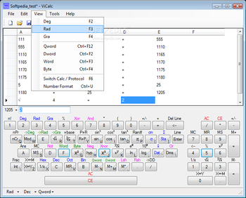 ViCalc screenshot 2
