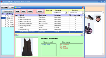 Victoria Clothes Organizer screenshot 2