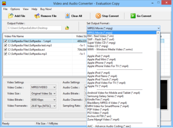 Video and Audio Converter screenshot 2