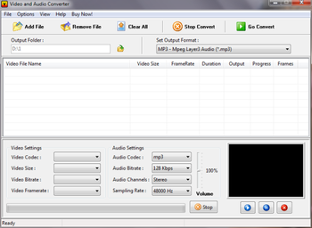 Video and Audio Converter screenshot