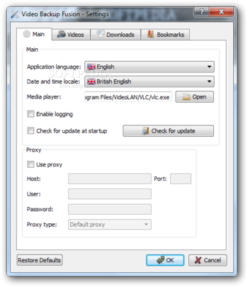 Video Backup Fusion screenshot 3