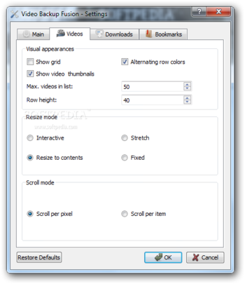 Video Backup Fusion screenshot 4
