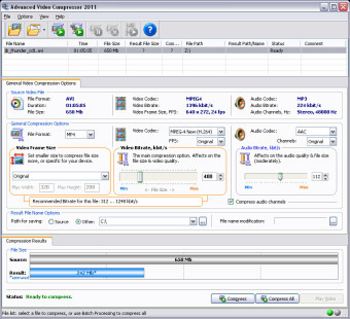 Video Compressor screenshot