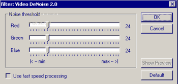 Video DeNoise for VirtualDub screenshot