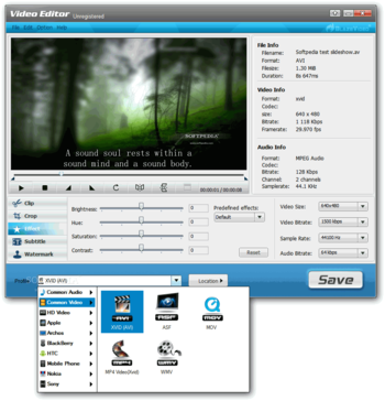 Video Editor screenshot 2