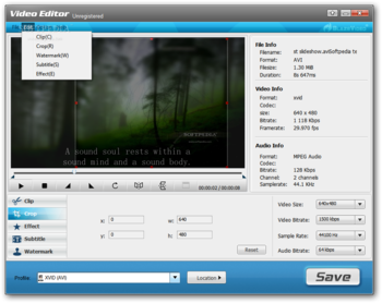 Video Editor screenshot 3