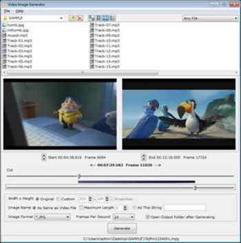 Video Image Generator screenshot