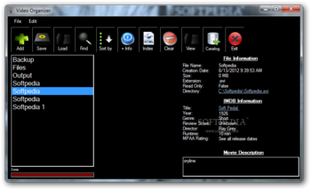 Video Organizer screenshot