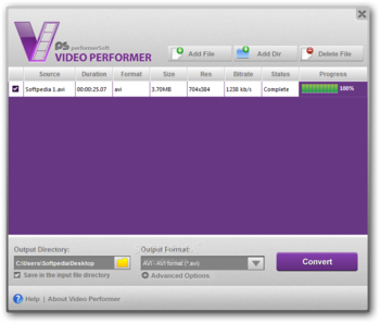 Video Performer screenshot
