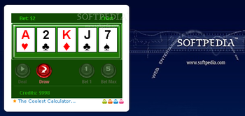 Video Poker Vista Gadget screenshot