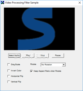 Video Processing Directshow Filter screenshot