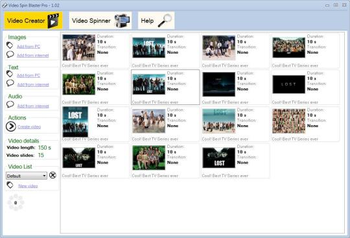 Video Spin Blaster Pro screenshot