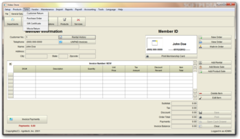 Video Store Software screenshot 4