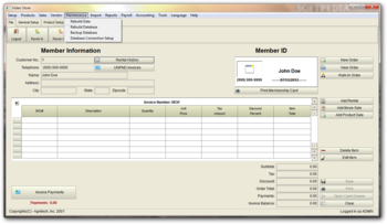Video Store Software screenshot 6
