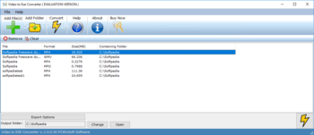 Video to Exe Converter screenshot