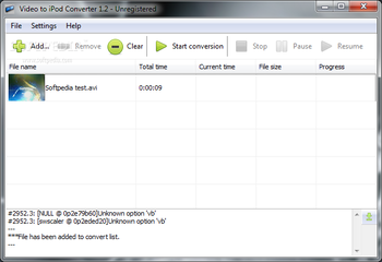 Video to iPod Converter screenshot