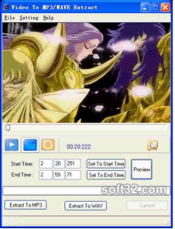 Video To MP3/WAVE Extract screenshot 2