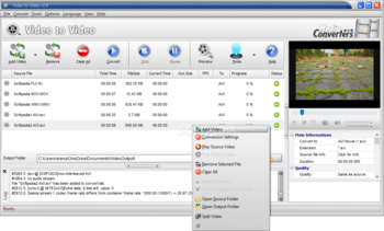 Video To Video Converter screenshot