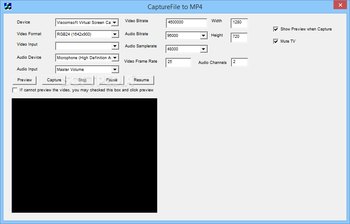 VideoCap ActiveX Control screenshot