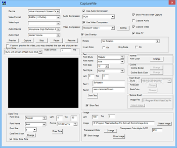 VideoCap Live ActiveX Control screenshot 10