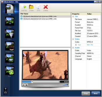 VideoLobster screenshot