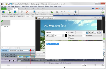 VideoPad Free Video Editor and Movie Maker screenshot