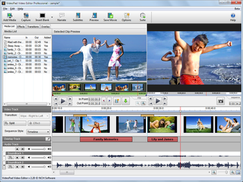 VideoPad Free Video Editor screenshot 2