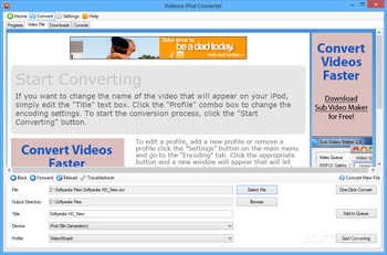 Videora iPod Converter screenshot 3