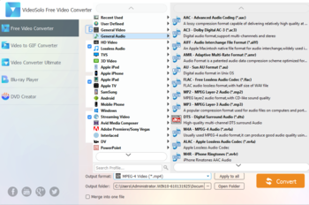 VideoSolo Free Video Converter screenshot 3