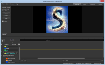 VideoStitch Studio screenshot 2