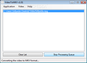 VideoToMKV screenshot