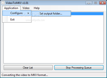 VideoToMKV screenshot 2