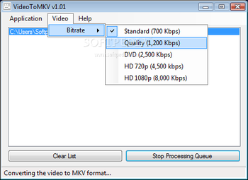 VideoToMKV screenshot 3