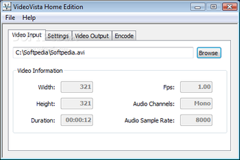 VideoVista Home Edition screenshot