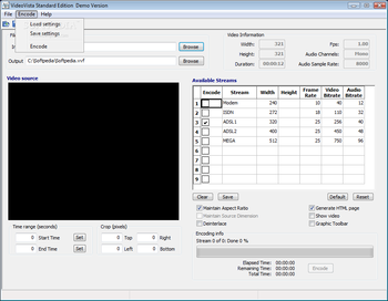 VideoVista Standard Edition screenshot 2