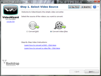 VideoWizard screenshot