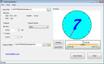 VidImageSplitter screenshot