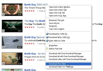 Vidmaza Video Downloader for Firefox screenshot