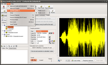 Viena SoundFont Editor screenshot 5