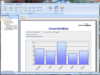 ViewerFX for Crystal Reports screenshot