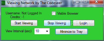 Viewing Network screenshot