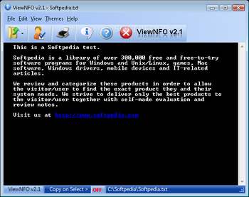 ViewNFO screenshot