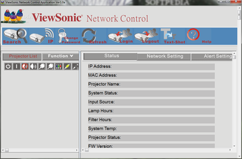 Viewsonic Network Control screenshot