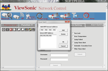 Viewsonic Network Control screenshot 3
