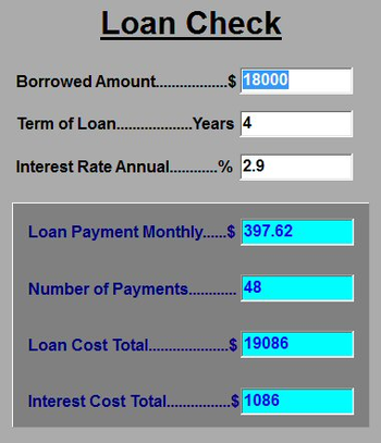 Vinny Loan Check screenshot