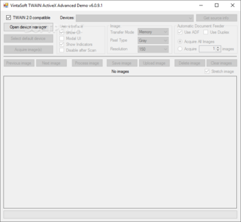 VintaSoft Twain ActiveX Control screenshot